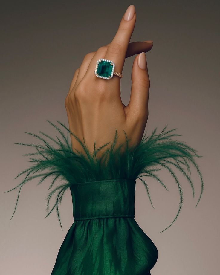 Green Stone Ring